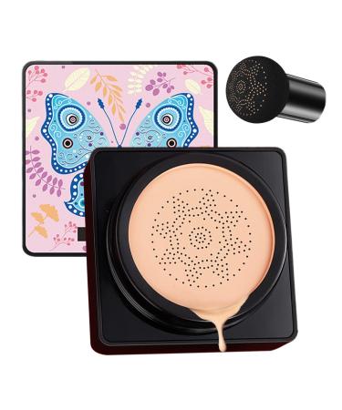 Richolyn CC-cream foundation |Mushroomhead Air Cushion BB Creme - moisturizing BB Cream Foundation long -lasting coverage of blemishes for all skin types 01 natural color