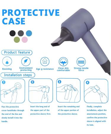 XIZONLIN Silicone Cover for Dyson Supersonic HD01 HD03 Hair Dryer Dust-proof Full Protective Case Shell for Dyson Hair Dryer Orange - Buy Online on GoSupps.com
