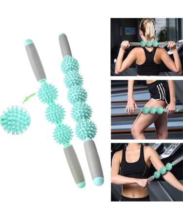Massage Roller Stick - Spiked Acupressure Therapy for Legs Back Arms & Thighs | Vlfit (3 Balls) - Improve Recovery & Relieve Muscle Tension - Buy Online on GoSupps.com