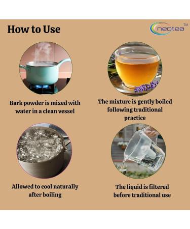 Neotea Azadirachta Indica Neem Bark Powder 300GM (10.58 OZ) | Pure & Natural | Herbal Supplement | Skin & Oral Care | Dental & Digestion Support Tooth Powder - Buy Online on GoSupps.com