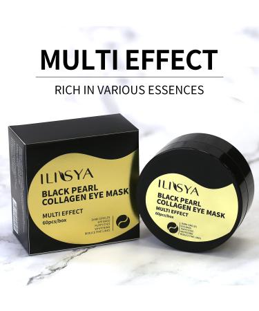 Black Pearl Under Eye Flaps - Multi-Effect Collagen Eye Mask for Dark Circles Bags and Fine Lines - 60 Pcs Anti-Aging Gel Pads - Buy Online on GoSupps.com