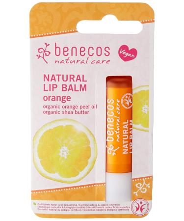 Natural Orange Lip Balm - Nourishing Organic Lip Care for All Skin Types | Shop Internationally - Buy Online on GoSupps.com