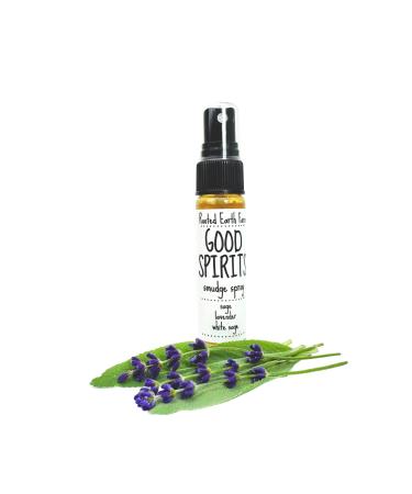 Good Spirits Smudge Spray - 1 fl oz - White Sage Smudging Spray - Crystal Cleansing