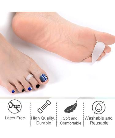 10-Piece Hammer Toe Corrector Set for Men and Women - Gel Straighteners with Separator Loops, Support Crest, Joint Realignment, Cushion Support - Buy Online on GoSupps.com