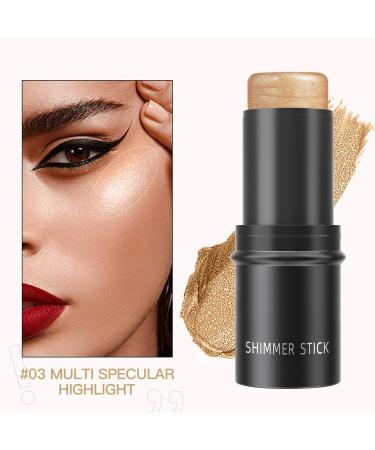Highlighter Stick Mineral Cream Contour Stick Enhance Eomplexion And Stereo Feeling Waterproof And Sweatproof Oil-control (#03 MULTI SPECULAR HIGHLIGHT 6 g) #03 Multi Specular Highlight 6 g (Pack of 1) - Buy Online on GoSupps.com