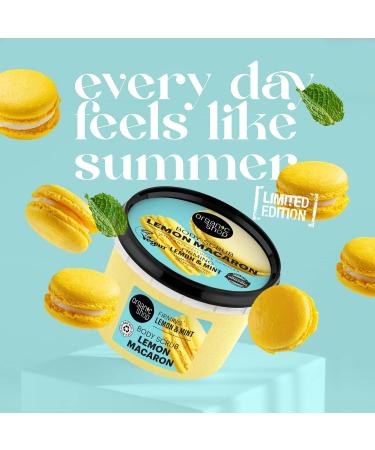 Organic Shop Firming Lemon Macaron Body Scrub Lemon & Mint (250ml) Lemon & Mint 252 g (Pack of 1) - Buy Online on GoSupps.com