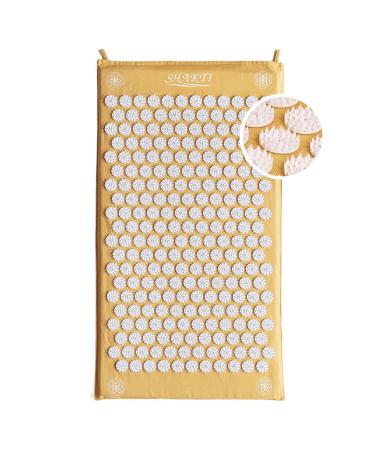 ShaktiMat The Original since 2007 Acupressure mat for relaxation for back neck feet ethically handcrafted yellow - Buy Online on GoSupps.com