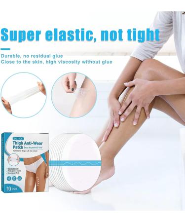 Chafe Protection Skin Tape 10PCS - Thigh Anti Chafing Pads for Inner Thighs - Invisible Body Friction Tape Patches - Buy Online on GoSupps.com