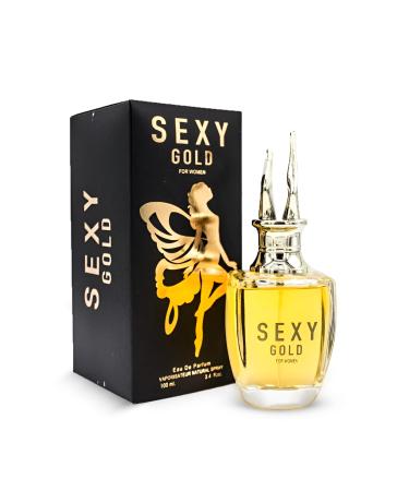 Sexy Gold Women's Eau De Parfum Luxurious and Seductive Perfume for Women 3.4 Fl Oz Body Spray Fragrance for a Glamorous Appeal Sexy Gold 3.4 Fl Oz (Pack of 2)