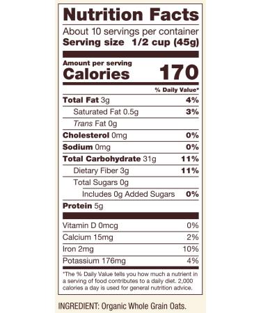 Bob's Red Mill Organic Quick Cooking Rolled Oats - 16 Oz Resealable Package - Buy Online on GoSupps.com