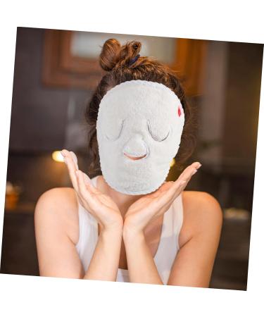 FRCOLOR Double Layer Facial Steam Towel Mask Hot Cold Compress Face Care Towel For Women For Hydration - Buy Online on GoSupps.com