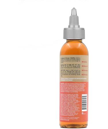 Dr. Miracle's Strong & Healthy Restoring Hair & Scalp Oil. Contains Black Castor Oil Tea Tree Oil and Mango Butter providing 2x more moisture to prevent dry hair and scalp. - Buy Online on GoSupps.com