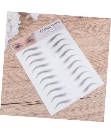 DOITOOL 6 Pcs 3d Eyebrow Stickers 3d Imitation Eyebrow Natural Artificial Eyebrow Women's Cosmetic Template ze001x3pcs Blackx3pcs - Buy Online on GoSupps.com