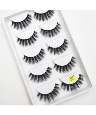 UAMOU 10/50/100 Boxes 5 Pairs Natural False Eyelashes Fake Lashes Makeup 3d Mink Extension Eyelash Mink Eyelashes Faux Cils Maquiagem Cheerfully (Color : S19 5Pairs Size : 100 Boxes 500Pairs) - Buy Online on GoSupps.com