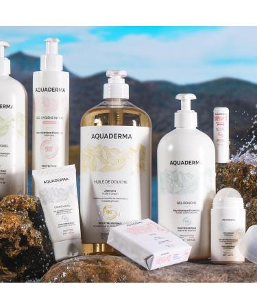  Aquaderma Aloe Vera & 2X Almond Shower Oil 1L - 95% Natural Origin & Made in France - Nourishes & Protects - All Skin Types Face & Body - Hypoallergenic - Buy Online on GoSupps.com