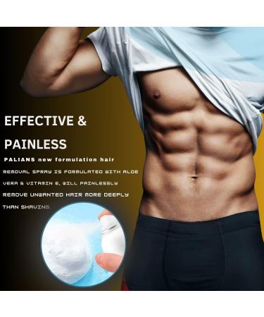 Hair Removal Spray for Men | Effortless Smooth Skin | Gentle & Effective Hair Remover - Buy Online on GoSupps.com