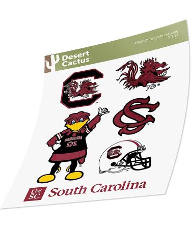 University of South Carolina Sticker Gamecocks USC Cocky Stickers Vinyl Decals Laptop Water Bottle Car Scrapbook T2 (Type 2) - Buy Online on GoSupps.com