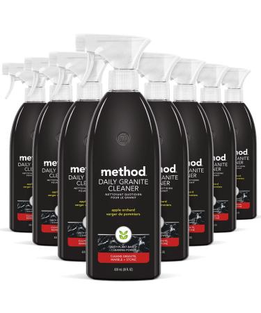Method Daily Granite Cleaner Spray, Apple Orchard, 28 Ounce, 8 count