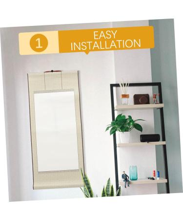 COHEALI 2pcs Writing Painting Blank Art Hanging Mounting Xuan Drawing Chinese Calligraphy Wall Rice Paper Picture 3 70X30CM - Buy Online on GoSupps.com