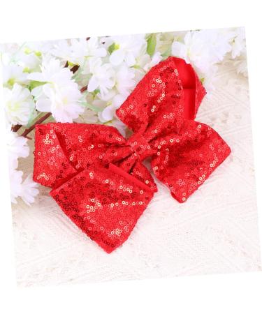 minkissy Sequins Hair Clip Bowknot Barrettes Hair Barrettes Bow Barrette Clip Glitter Bows Alligator Hair Clip Sequin Hair Clip Glitter Hair Bows Hairpins Clip Miss Extra Large 17*13 cm Red - Buy Online on GoSupps.com