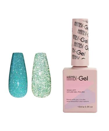 Glitter Gel Nail Polish Set Reflective Diamond UV Gel for Sparkling Nail Art | Soak Off Gel Polish - Buy Online on GoSupps.com