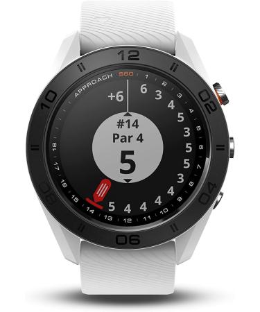Garmin Approach S60 Premium GPS Golf Watch - White Silicone Band - Buy Online on GoSupps.com