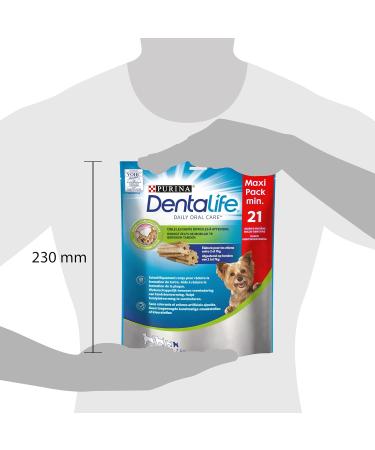 PURINA DENTALIFE EXTRA MINI | Treats for Very Small Dogs | 21 Chew Sticks | Chicken | Maxi Pack 207 g | Oral Hygiene - Buy Online on GoSupps.com