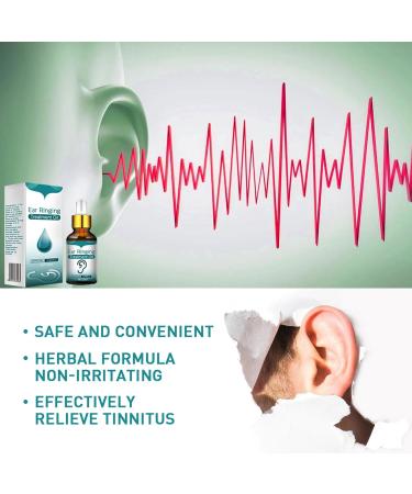 Tinnitus Relief Drops 10ML - Earache & Ear Health Care Formula for Adults - Ear Ringing & Pain Relief - Buy Online on GoSupps.com