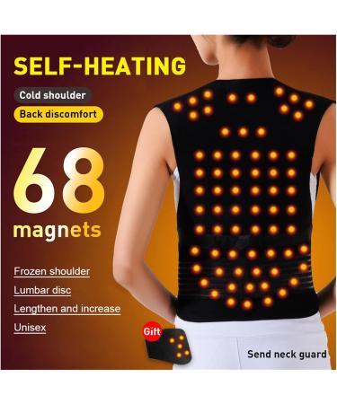 Tourmaline Self-Heating Magnetic Therapy Waist & Back Support - Posture Correction & Lumbar Relief (Black XL) - Buy Online on GoSupps.com