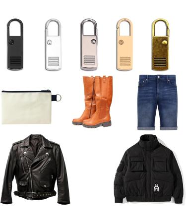 Universal Zipper Replacement Set - 20 Metal Zipper Pull Tabs for Easy Repair | Removable Zipper Pendants - Buy Online on GoSupps.com