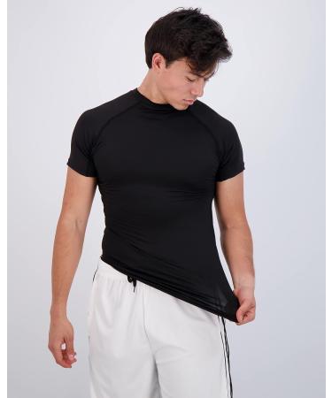 4 Pack Men's Short Sleeve Compression Shirts - X-Large Active Athletic Base Layer Undershirts - Buy Online on GoSupps.com