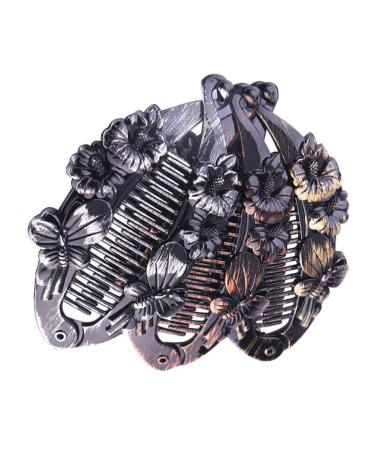 Shop Lurrose 9pcs Banana Hair Clips & Flower Combs - Elegant Women's Hair Accessories for Every Occasion - Buy Online on GoSupps.com