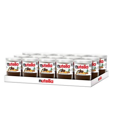 NUTELLA Hazelnut Spread with Cocoa for Breakfast 200 Grams Glass Jars 15 Count 6.5 Kilograms Spread with Cocoa Hazelnut 200 g (Pack of 15)