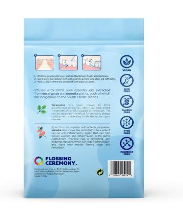 Expanding Woven Dental Floss - Vegan & Non-Toxic Eucalyptus & Manuka | Smart-Weave - 6 Pack 165 Feet - Eco-Friendly Oral Care - Buy Online on GoSupps.com