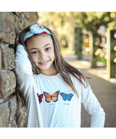 FROG SAC Floral Headbands Set for Girls, Teens, and Women - 4 Stretch Flower Headwraps in Soft Rose Bun Style - Cute and Comfortable Fashion Head Bands - Buy Online on GoSupps.com