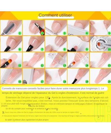  Kaxenig Colored Gel Nail Kit | Glow-in-the-Dark Gel for Women - 6 Long-Lasting Shades Glitter Extensions Manicure for Women and Girls - Buy Online on GoSupps.com