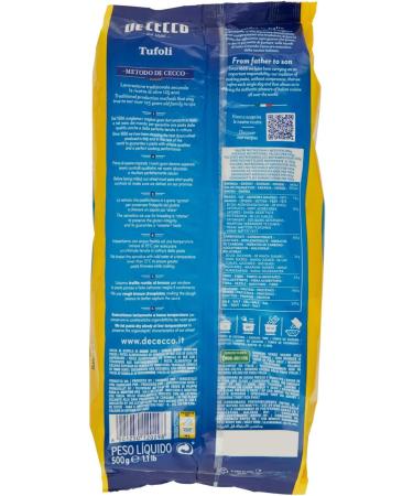  De Cecco De Cecco - Tufles Hard Wheat Semolina Pasta - 500 g - Buy Online on GoSupps.com