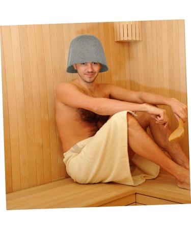 Beaupretty Filz Shower Hood | Vintage Sauna Hat & Hair Turban | Russian Felt Hat for Saunas & Night Use - Perfect As Japanese Fishing Hat - Buy Online on GoSupps.com