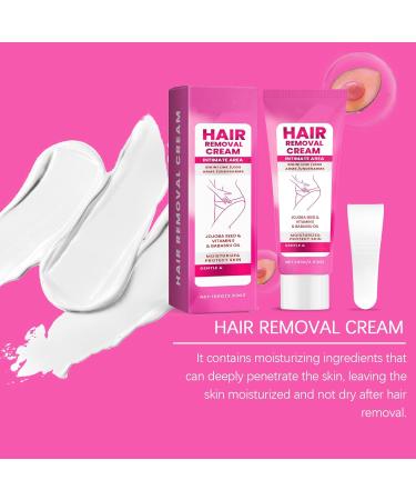 WRANBAO Intimate hair removal cream for women and men irritating hair removal and skin care painfree and flawless hair removal cream for face arms legs bikini zone and intimate zone 6 pieces 6 pieces - Buy Online on GoSupps.com
