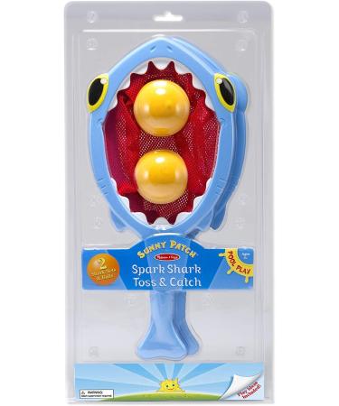 Melissa & Doug Sunny Patch Spark Shark Toss and Catch Game | 2 Balls Included - Buy Online on GoSupps.com
