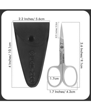 FABINOC Nail Scissors | Curved Cuticle Scissors for Dead Skin | German Quality Stainless Steel Multi-Purpose Sharp Manicure Scissors for Men & Women Cuticle Nail Scissors- Curved - Buy Online on GoSupps.com