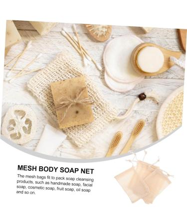 Lot De 5 Pochettes En Coton Et Lin Moussant Pour Moussant En Maille Pour Bulles En Filet Moussant Exfoliant Pour Pochette De Protection Pour - Buy Online on GoSupps.com