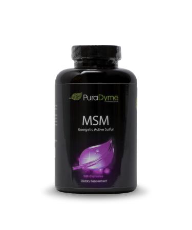 PuraDyme MSM with Cofactor Whole Food Blend 180 Vegan Capsules