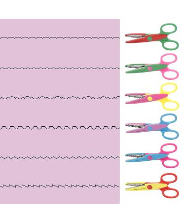 Incraftables 6pcs Decorative Edge Craft Scissors + 10pcs Paper Punch Shapes & Colorful Papers - Perfect for DIY Scrapbooking Projects - Buy Online on GoSupps.com