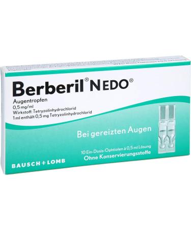 Buy Berberil N EDO Eye Drops 10x0.5ml - Fast International Shipping - Buy Online on GoSupps.com