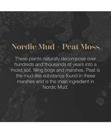 Ideal Nordic Mud Face Mask | Peat & Charcoal Skin Treatment | All Skin Types | 4 Oz | InfiniteAloe Everyday Hero Line - Buy Online on GoSupps.com