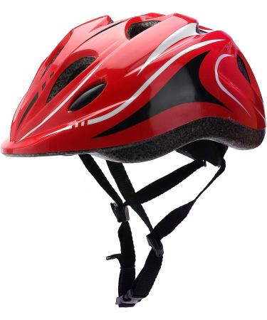 HENXING Kids Helmet Knee Elbow Pads Wrist Guard Set Red | Adjustable Protective Gear for Cycling, Skateboarding, Roller Skating | Boys Girls 4-12 Years - Buy Online on GoSupps.com