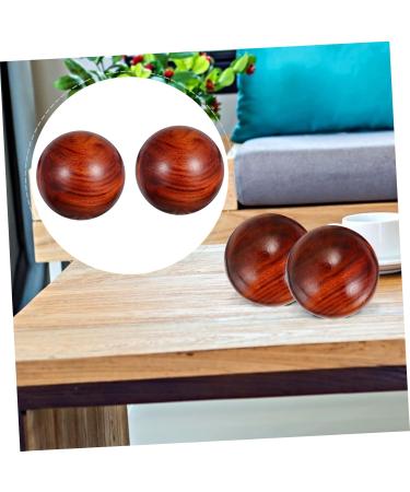 TOVINANNA 6 Stk Chinese Zen Meditation Balls | Wooden Acupuncture Massage & Ornaments for Relaxation Perfect Desktop Craft Decor - Buy Online on GoSupps.com