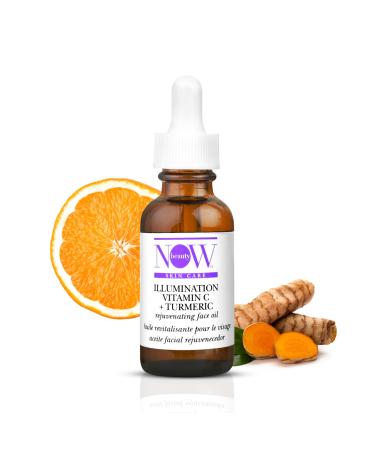 Illumination Vitamin C Plus Turmeric Rejuvenating Face Oil - Brightening Face Serum - Reduce Puffiness - Boosts Collagen -Vegan -Sulfate Free -Travel Size - For Men & Women - 1 oz