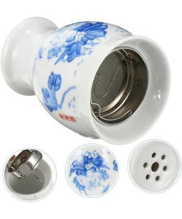 Beavorty 3 STK Moxibustion Cup - Electrical Massage Device & Conical Fuel Tool for Enhanced Vascular Care - Double Layer White Ceramic Ai-Box - Buy Online on GoSupps.com